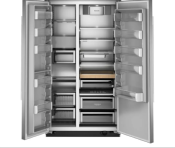 Refrigerador Side By Side Empotrable 42" (105 cm) Marca: KitchenAid Modelo: KBSN742SPS Color: Acero Inox (07 2026) 