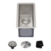 Tarja 1 Tina 10" (25 cm) Marca: KRAUS Modelo: KHU101-10  Color: Acero Inox (463 USD) (05 2026)