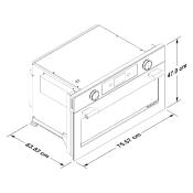 Horno Eléctrico 30" (76 cm) Marca: KitchenAid Modelo: KMBS730SPS Color: Acero Inoxidable (08 2026)