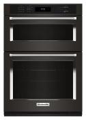 Horno Doble Horno Convección + Microondas Multifunción 30" (76 cm) Marca: Kitchen Aid Modelo: KOEC530PBS Color: Negro (2025 09)