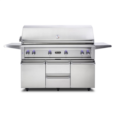 Asador de Gas con Carrito de Piso 54" (107 cm) Marca: Viking Modelo: VQGFS5421 Color: Acero Inoxidable ($19,597 USD) (08 2026)