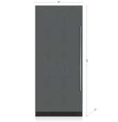 Freezer Columna con Fabricador de Hielo Marca: Sub-Zero Modelo: DEC3650FI/L Color: Panel Personalizado 15,039 USD (09 2025)
