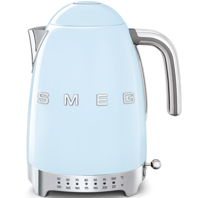 Hervidor de Temperatura Variable Marca: Smeg Modelo: KLF04PBUS Color: Azul Pastel (10 2026)