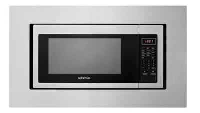 Microondas con Trim 24" (60 cm) Marca: Maytag Modelo: 7UMC5165GZ-MK2220AZ Color: Acero Inoxidable