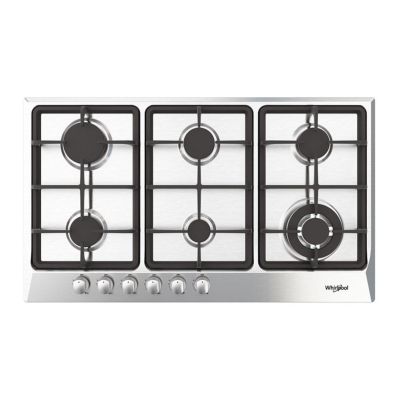 Parrilla Gas 36" (90 cm) Marca: Whirlpool Modelo: WP3650S Color: Gris Acero