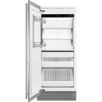 Congelador Columna (All Freezer) 91.3x212cm Marca: SMEG Modelo: FZU36LX Color: Acero Inoxidable (2025 07)