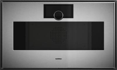 Horno combinado de vapor 30" (75 cm) Marca: Gaggenau Modelo: GS 480 720 Color: Acero inoxidable detrás de cristal ahumado (23,163 USD) (06 2026)