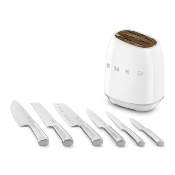 SET de cuchillería Marca: Smeg Modelo: KBSF02WH Color: Blanco (10 2026)