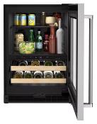 Centro de Bebidas 24" (60cm) apertura derecha, Marca: KitchenAid Modelo: KUBR214KSB Color: Acero Inoxidable (2025 07)