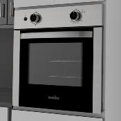 Horno de Gas  Empotrable 24" (60 cm) Marca: Mabe Modelo: HM6020LWAI1 Color: Acero Inoxidable 