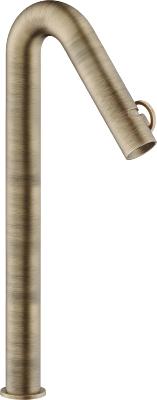 Monomando para lavabo 43.5 cm alto, Marca: NOBILI, Modelo: SO130128/2SB, Color: Cafe cepillado