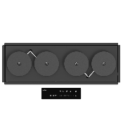 Parrilla inducción Invisible 220v, 4 Zonas de cocción, 88 cm) Marca: INVISACOOK Modelo: 8140-257-001S Instalación Bajo Cubierta (2026 03)