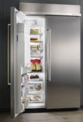 Refrigerador Duplex Side by Side Empotrable 42" (105 cm) Marca: KitchenAid Modelo: KBSD602ESS Color: Acero Inoxidable