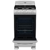 Estufa de piso 20" (51 cm) Marca: Mabe Modelo: EM5042BSIS1 Color: Acero Inoxidable