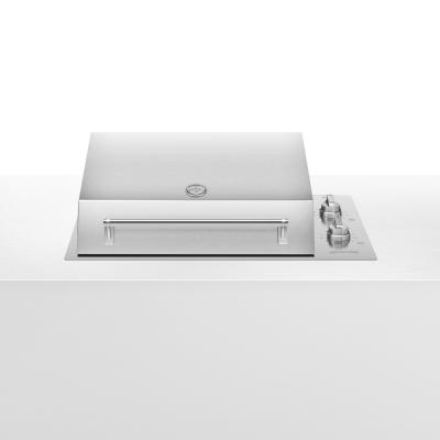 Asador para exterior con Grill eléctrico 90 cm Marca: SMEG Modelo: BBQE90X Color: Acero Inoxidable (09 2026)