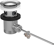 Desagüe con barra de tracción para mezclador de lavabo y bidé, cierre para lavabo estándar y bidé con rebosadero, tapón de desagüe de latón Marca: Hansgrohe Modelo: 94139000 Color: Cromo (05 2026)