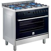 Estufa Gas Piso 36" (90 cm) Marca: Teka Modelo: MAESTRO FS3RL966GGX Color: Acero Inoxidable