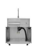 FREGADERO DE ACERO INOXIDABLE PARA EXTERIORES 32" (81 cm) Marca: THOR Modelo: MK01SS304 Color: Acero Inoxidable 