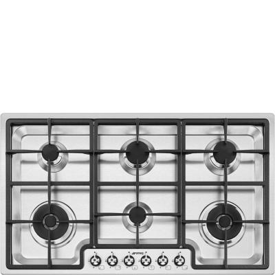 Parrilla Gas 36" (90 cm) Marca: Smeg Modelo: PGF96K2 Color: Acero Inoxidable (2025 06)