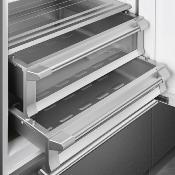 Refrigerador Bottom Mount 91.3x212cm Marca: SMEG Modelo: RBMU36RX Color: Acero Inox  (2025 07)