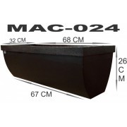 MACETA DE POLIETILENO ALTA DENSIDAD PARA EXTERIOR O INTERIOR MOD MAC-024