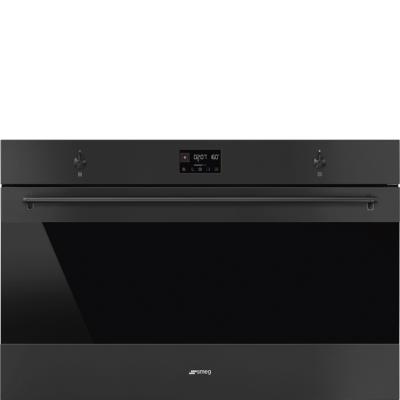 Horno eléctrico Termoventilado 90x60 cm Marca: SMEG Modelo: SFP9302TN Color: Negro mate (09 2026)