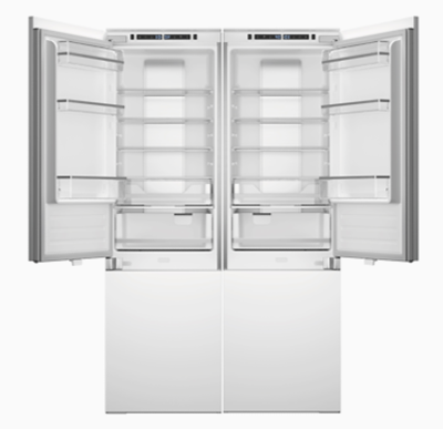 Combo de Refrigeradores Bottom Mount 24" (60 cm) Marca: Bertazzoni Modelo: REF24BMBPNB Color: Blanco ($4,164 USD)
