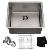 Tarja 1 Tina 21" (47 cm) Marca: KRAUS Modelo: KHU101-21 Color: Acero Inox (498 USD) (05 2026)