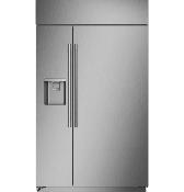 Refrigerador Duplex Side By Side 48" (120 cm) Marca: Monogram Modelo: ZISS480DNSS Color: Acero Inoxidable ($22,499 USD).