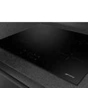 Parrilla Eléctrica Vitrocerámica 24" (60 cm) Marca: Smeg Modelo: SE264TD1 Color: Negro  (2025 06)