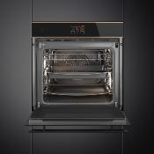 Horno Eléctrico Vapor Combinado 24" (60 cm) Marca: Smeg Modelo: SOP6604S2PNR Color: Negro (2025 06)
