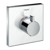 Termostato Empotrable de Gran Caudal Linea Shower Select Glass  Marca: Hansgrohe Modelo: 15734400 Color: Blanco/Cromo