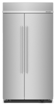 Refrigerador Side By Side Empotrable 42" (105 cm) Marca: KitchenAid Modelo: KBSN702MPS Color: Acero Inox (2025 07)