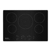 Parrilla de Inducción con sensor 30" (80 cm) Marca: KitchenAid Modelo: KCIG550JSS Color: Negro (2025 07)