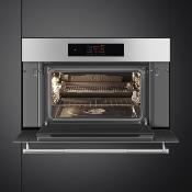 Horno vapor combinado 30" (76 cm) Marca: SMEG Modelo: SOCU3304SCX Color: Acero Inoxidable (09 2026)