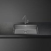 Tarja bajo cubierta 71x40 cm Marca: Smeg Modelo: VFU71DKX Color: Negro Inoxidable (09 2026)