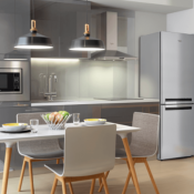 Campana Pared 36" (90 cm) Marca: Whirlpool Modelo: WHW9500S Color: Gris Acero (08 2026)