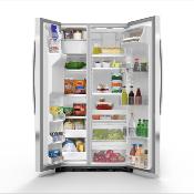 Refrigerador 32" (83 cm) Marca: IO Mabe Modelo: ONM23WGTHFS Color: Acero Inoxidable