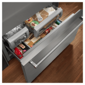 Refrigerador Bottom Mount 36" (90 cm) Marca: KitchenAid Modelo: KBBL306ESS Color: Acero Inoxidable (2025 07)