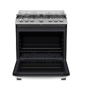 Estufa de piso 30" (76 cm) Marca: Mabe Modelo: EMH7612DTSS0 Color: Plata Mercury
