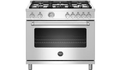 Estufa Gas Master 36" (90 cm) Marca: Bertazzoni Modelo: MAST365GASXELP Color: Acero Inoxidable ($5,935 USD)