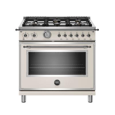 Estufa Gas Profesional 36" (90 cm) Marca: Bertazzoni Modelo: HERT366GASAVT Color: Crema ($9,150 USD)