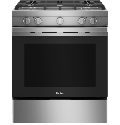 Estufa Gas 30" (76 cm) Marca: Haier Modelo: QGSS740RNSS Color: Acero Inoxidable (06 2026)