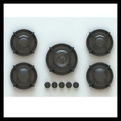 Parrilla Empotrable Pitt Cooking ELBRUS 5 quemadores Gas LP Top Side Modelo: 51.05.05.115 ($7,882 USD) (09 2025)