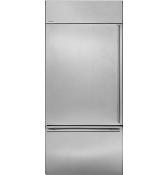 Refrigerador Bottom Freezer 36" (90 cm) Marca: Monogram Modelo: ZICS360NNLH Color: Acero Inoxidable ($17,129 USD).
