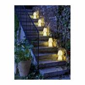 Lampara de Pie para Exterior o Interior NEW GARDEN modelo: LOLA Luz LED fria Color: Blanco