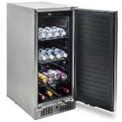 Refrigerador Para Exterior  15" (38 cm) Marca: BLAZE  Modelo: BLZ-SSRF-15 Color: Acero Inoxidable ($1,972 USD)