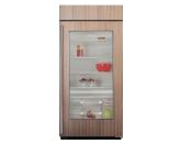 Refrigerador con Puerta de Vidrio (All Refrigerator) Panelable 36" (90 cm) Marca: Subzero, Modelo: BI-36RG/O ($11,289.12 USD).