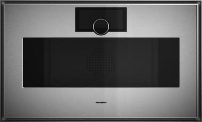 Horno combinado microondas 30" (75 cm) Marca: Gaggenau Modelo: GS 480 720 Color: Acero inoxidable detrás de cristal ahumado (20,766 USD) (06 2026)
