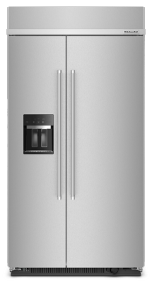 Refrigerador Side By Side Empotrable 42" (105 cm) Marca: KitchenAid Modelo: KBSD702MPS Color: Acero Inox (2025 07)